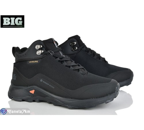 Черевики чоловічі на зиму (8 пар р.41-46) чорний  "BIG"