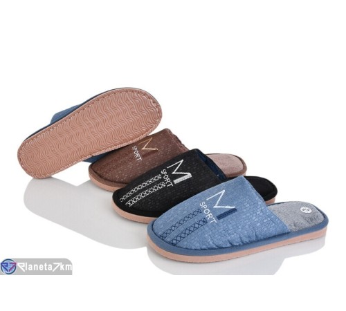 Тапки чоловічі на весну/осінь (6 пар р.42-47) мікс  "Ladmir"