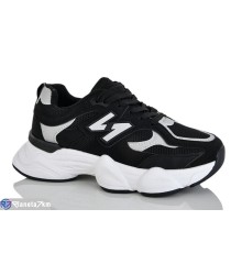 Кросівки жіночі на весну/осінь (8 пар р.36-41) чорний  "LABUTAN"