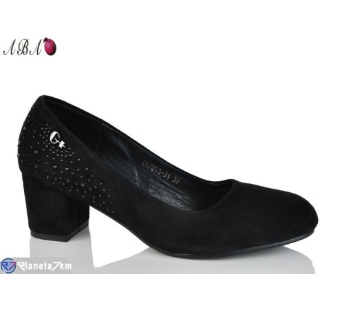 Туфлі жіночі на весну/осінь (8 пар р.36-41) чорний  "Aba"