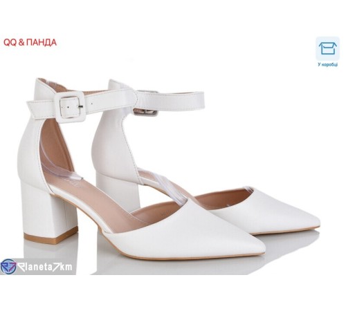 Туфлі жіночі на весну/осінь (6 пар р.36-41) білий  "QQ&Панда"