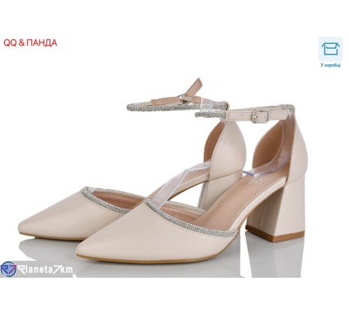 Туфлі жіночі на весну/осінь (8 пар р.36-41) бежевий  "QQ&Панда"