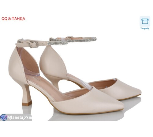 Туфлі жіночі на весну/осінь (8 пар р.36-41) бежевий  "QQ&Панда"