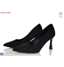 Туфлі жіночі на весну/осінь (6 пар р.36-40) чорний  "QQ&Панда"