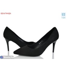 Туфлі жіночі на весну/осінь (6 пар р.36-40) чорний  "QQ&Панда"