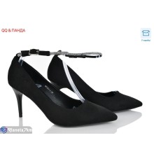 Туфлі жіночі на весну/осінь (6 пар р.36-40) чорний  "QQ&Панда"