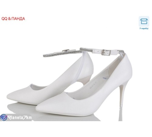 Туфлі жіночі на весну/осінь (6 пар р.36-40) білий  "QQ&Панда"