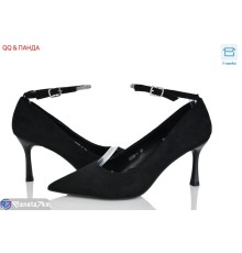 Туфлі жіночі на весну/осінь (8 пар р.36-40) чорний  "QQ&Панда"