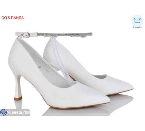 Туфлі жіночі на весну/осінь (6 пар р.36-40) білий  "QQ&Панда"