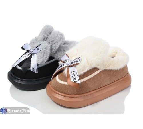 Тапки жіночі на зиму (12 пар р.36-41) мікс  "LOTTOS"