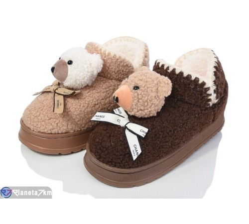 Тапки жіночі на зиму (12 пар р.36-41) мікс  "LOTTOS"