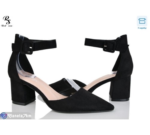 Туфлі жіночі на весну/осінь (6 пар р.36-41) чорний  "Red Sun"