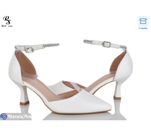 Туфлі жіночі на весну/осінь (8 пар р.36-41) білий  "Red Sun"