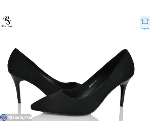 Туфлі жіночі на весну/осінь (6 пар р.36-40) чорний  "Red Sun"