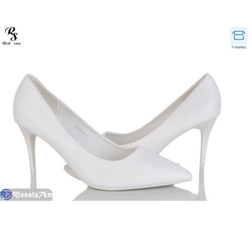 Туфлі жіночі на весну/осінь (6 пар р.36-40) білий  "Red Sun"