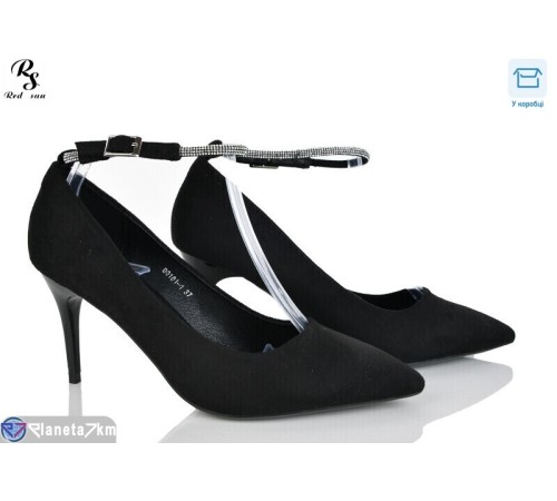 Туфлі жіночі на весну/осінь (6 пар р.36-40) чорний  "Red Sun"