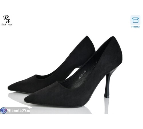 Туфлі жіночі на весну/осінь (6 пар р.36-40) чорний  "Red Sun"