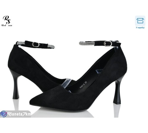 Туфлі жіночі на весну/осінь (6 пар р.36-40) чорний  "Red Sun"