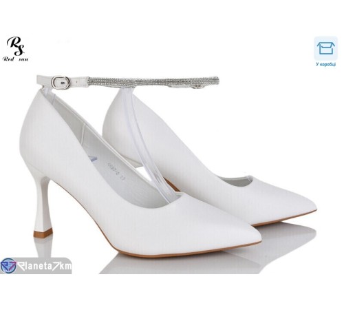 Туфлі жіночі на весну/осінь (6 пар р.36-40) білий  "Red Sun"