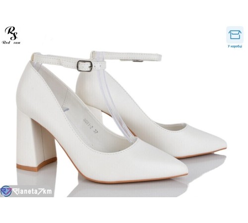 Туфлі жіночі на весну/осінь (8 пар р.36-41) білий  "Red Sun"