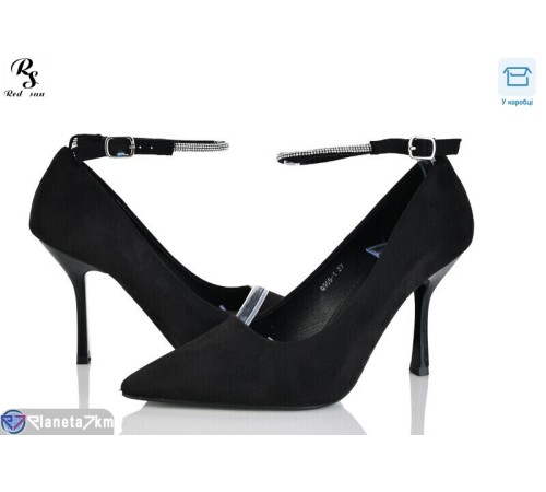 Туфлі жіночі на весну/осінь (6 пар р.36-40) чорний  "Red Sun"