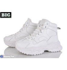 Черевики жіночі на зиму (8 пар р.37-41) чорний  "BIG"