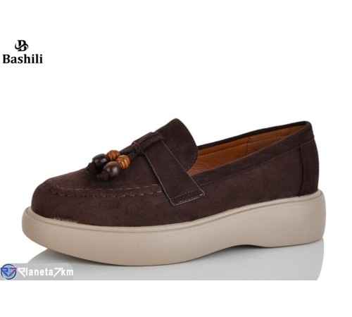 Дитячі туфлі на весну/осінь (8 пар р.33-38) коричневий  "Башили"