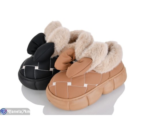 Тапки жіночі на зиму (12 пар р.36-41) мікс  "LOTTOS"