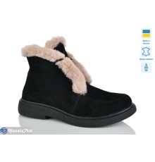 Черевики жіночі на зиму (6 пар р.40-43) чорний  "LIKA"