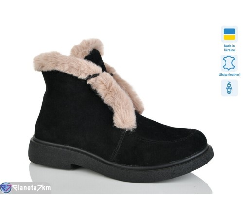 Черевики жіночі на зиму (6 пар р.40-43) чорний  "LIKA"