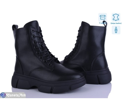 Черевики жіночі на весну/осінь (6 пар р.36-41) чорний  "HoRIK"