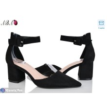 Туфлі жіночі на весну/осінь (6 пар р.36-41) чорний  "Aba"