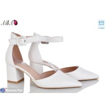 Туфлі жіночі на весну/осінь (6 пар р.36-41) білий  "Aba"