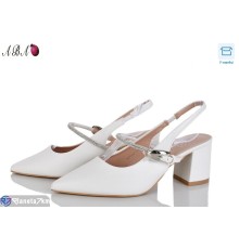 Туфлі жіночі на весну/осінь (6 пар р.36-40) білий  "Aba"