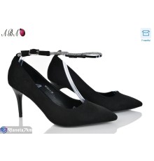 Туфлі жіночі на весну/осінь (6 пар р.36-40) чорний  "Aba"