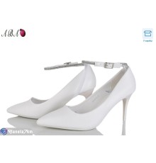 Туфлі жіночі на весну/осінь (6 пар р.36-40) білий  "Aba"