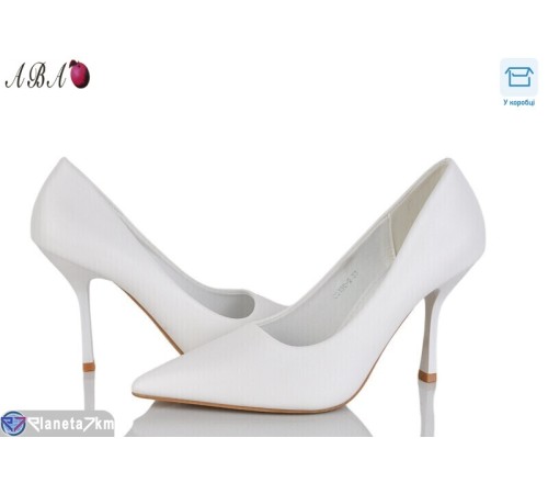 Туфлі жіночі на весну/осінь (6 пар р.36-40) білий  "Aba"