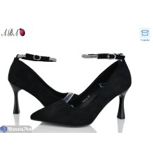 Туфлі жіночі на весну/осінь (6 пар р.36-40) чорний  "Aba"