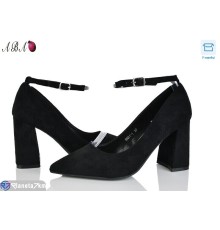 Туфлі жіночі на весну/осінь (8 пар р.36-41) чорний  "Aba"