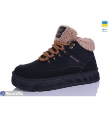 Черевики жіночі на зиму (8 пар р.36-41) чорний  "MURMUR"