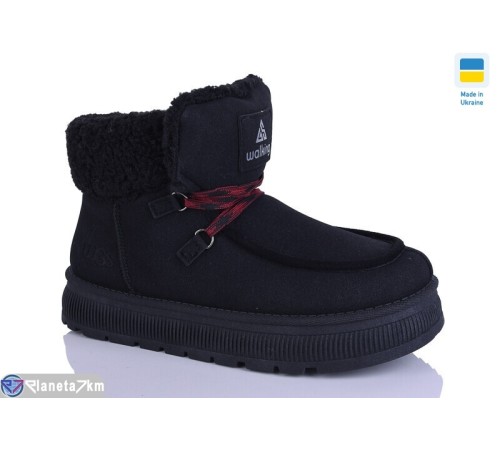 Черевики жіночі на зиму (8 пар р.36-41) чорний  "MURMUR"