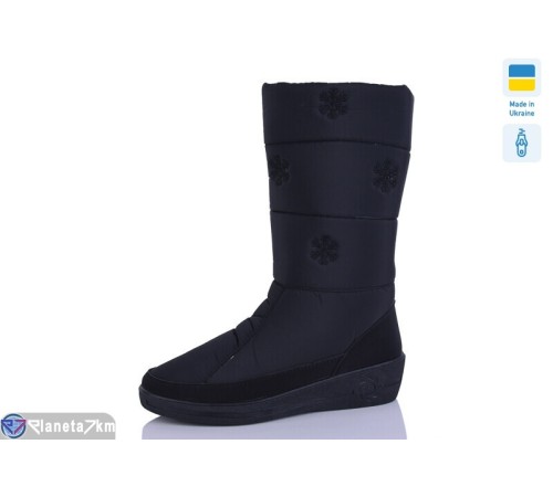 Дутики жіночі на зиму (8 пар р.36-41) чорний  "MURMUR"