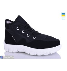 Черевики жіночі на зиму (6 пар р.36-41) чорний  "MURMUR"