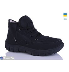 Черевики жіночі на зиму (6 пар р.36-41) чорний  "MURMUR"