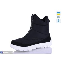 Черевики жіночі на зиму (6 пар р.36-41) чорний  "MURMUR"