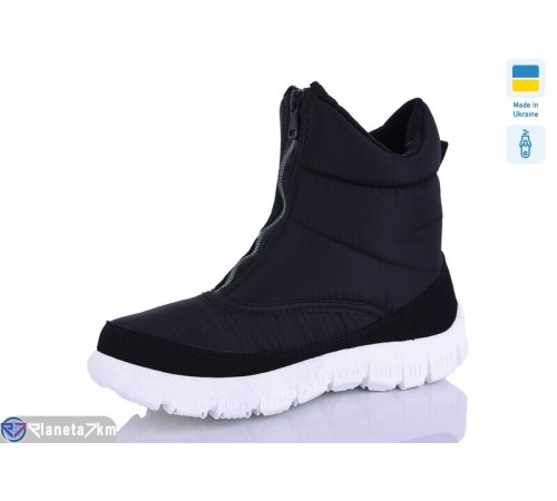 Черевики жіночі на зиму (6 пар р.36-41) чорний  "MURMUR"