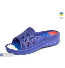 Шлепки жіночі на літо (8 пар р.36-41) синій  "Korka"