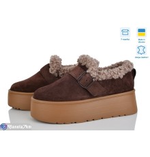 Туфлі жіночі на зиму (6 пар р.36-41) коричневий  "STELUSA"