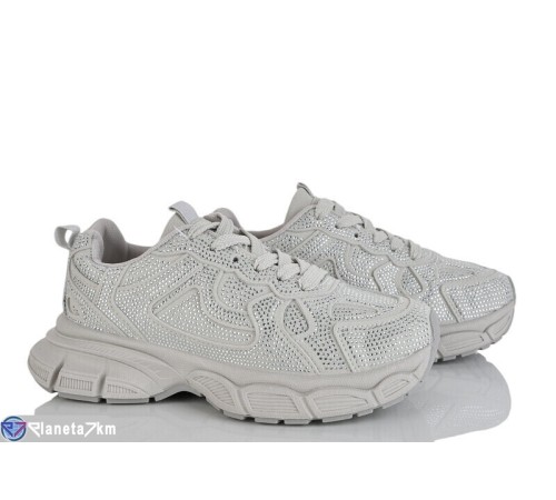 Кросівки жіночі на весну/осінь (8 пар р.37-41) сірий  "LOREDANA"