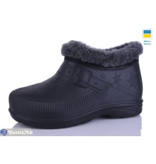 Калоші жіночі на зиму (6 пар р.37-41) чорний  "MURMUR"